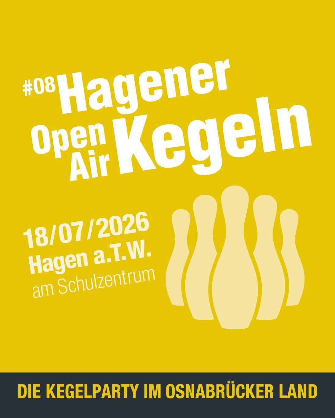 Flyer Kegelturnier 2025